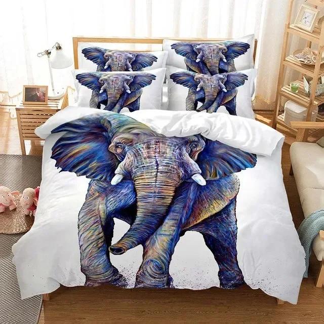 3D Wolf Bedding Set Animal Comfortable Duvet Quilt Cover Pillowcase Bedding Set Children Bedroom Decoration Home Textile