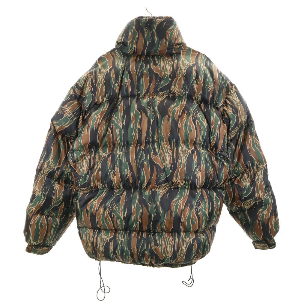 Bear USA Camouflage Down Jacket L Khaki Reversible Women Used