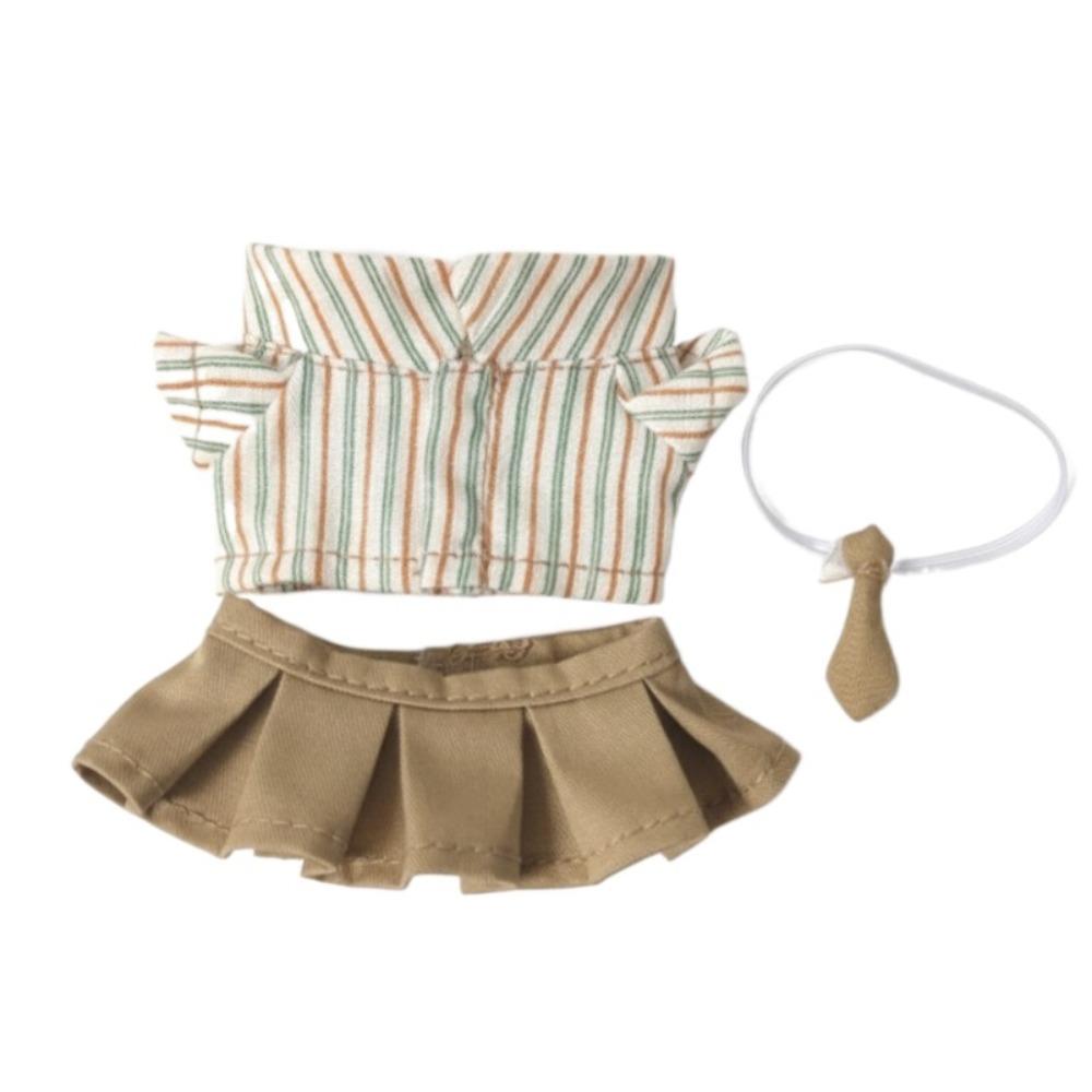 Shirt Doll Clothes Outfit Skirt Doll Dress Up Set 10cm Cotton Doll Clothes  Doll Accessories