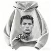 Boys Cristiano Ronaldo Hoodie CR7 Football Player Graphic Hooded Sweatshirt Kids Casual Long Sleeve Sport Pullover