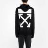 Off-White Aufnäher Reißverschluss Sweatshirt Schwarz Herren Oberbekleidung OMBB030S180030081000