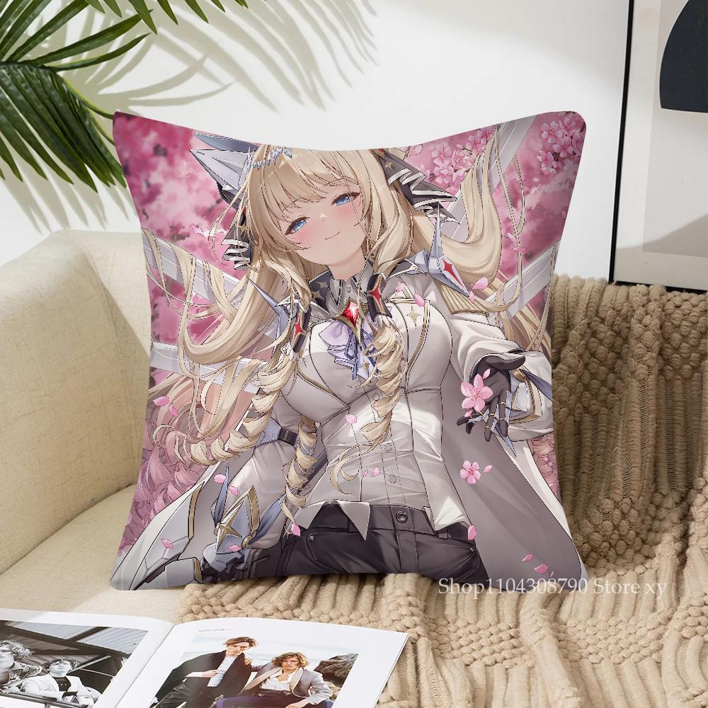 NIKKE Goddess Of Victory Spiel Kissenbezug Mode Quadratischer Kissenbezug Schlafzimmer Sofa Zimmer Ins Dekoration Freizeit Kissenbezug 40x40