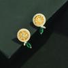 Sparkle Earrings for Women Sweet Fruit Stud Earrings Delicate Ear Jewelry  Girls