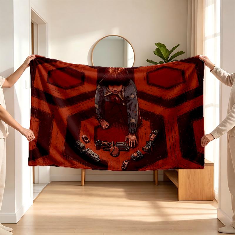 The Shining (5) Flannel Blanket a Soft Accent for the Bedroom and Living Room and a Cozy Home Gift