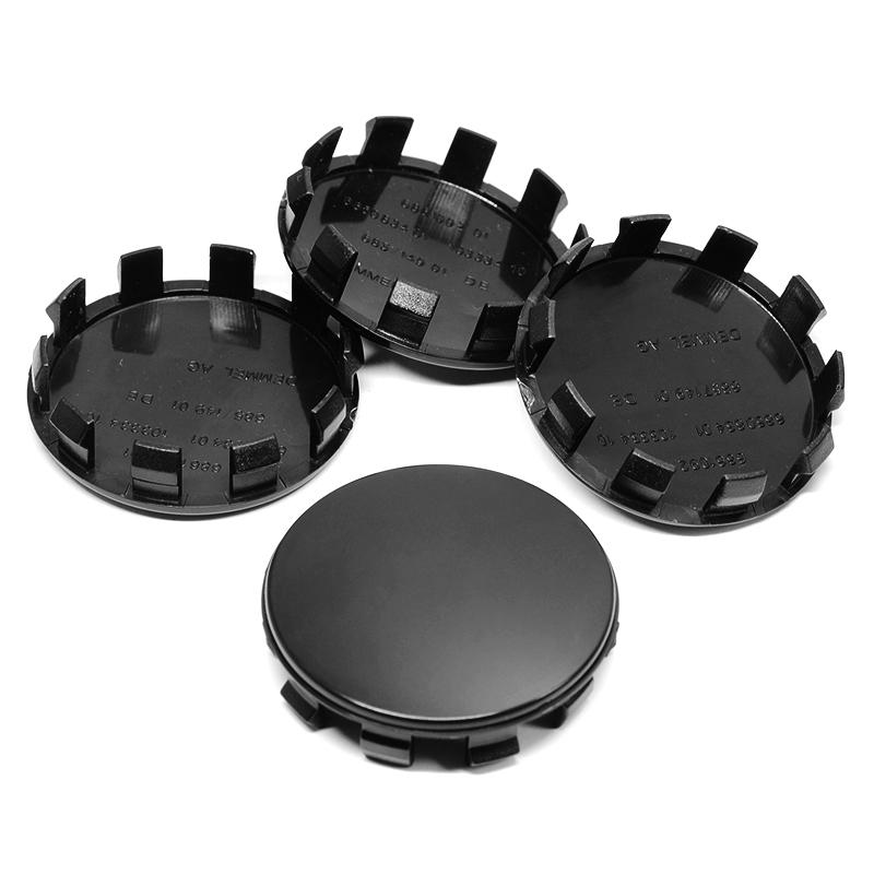 4 adet/grup 56MM HIÇBIR LOGO Siyah Plastik Araba Jant Lastik Jant merkezi poyra kapağı Tekerlek Toz geçirmez Jant Kapağı Kapağı Oto Araba Aksesuarları