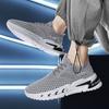 2022 Summer Men Sneakers Breathable Athletic Shoes Hollow Mesh Fitness Training Shoes Fashion Running Shoes Casual Shoes White