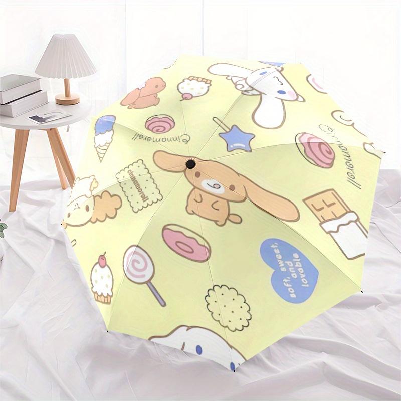

1pc Cookie & Cinnamoroll Pattern Automatic Opening and Closing Umbrella - Suitable for Various Occasions, Outdoor Activities, Lightweight and Durable
