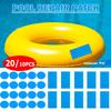 10/20pcs Swimming Pool Repair Patch Self-Adhesive Multifunctional PVC Repair Kit for Swim Ring Toys Inflatable Boat Accessories