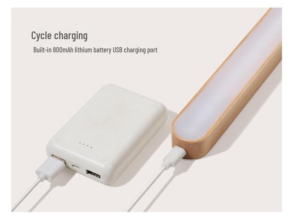 Rechargeable LED Touch Night & Ambient Light for Vanity, Corridor, or Stairway