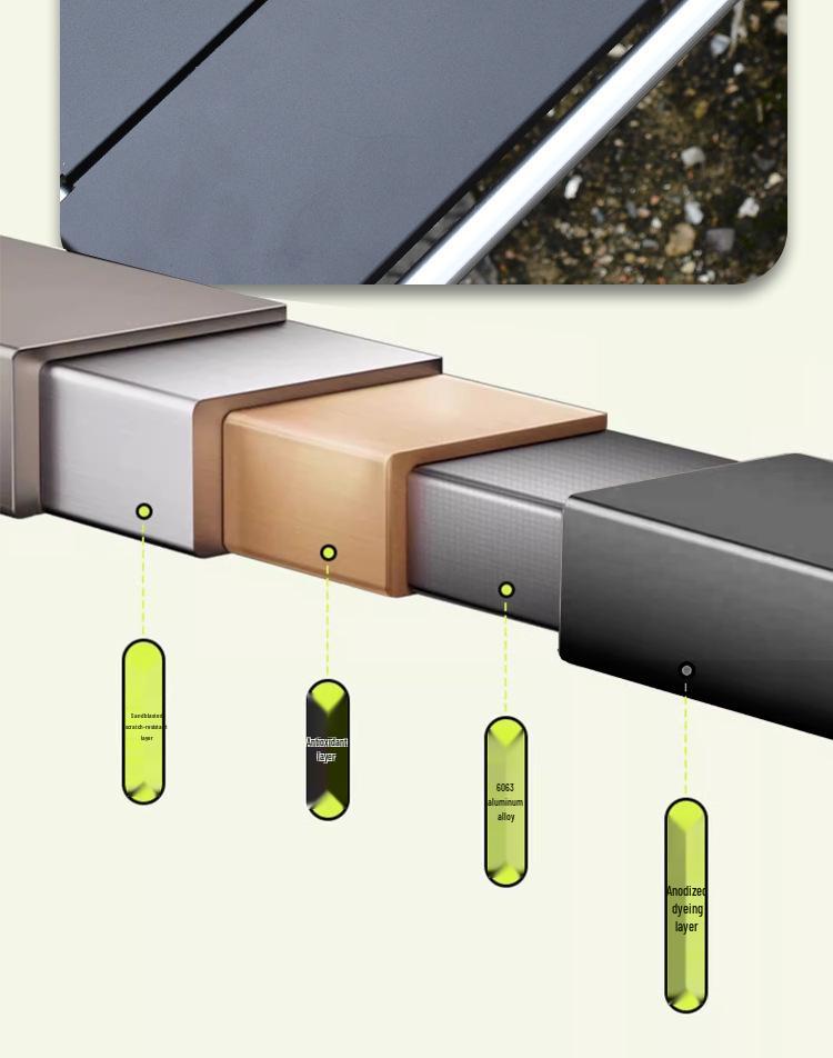 Faltbarer Campingtisch aus Aluminiumlegierung - Outdoor & Zusammensteckbare Aufbewahrung