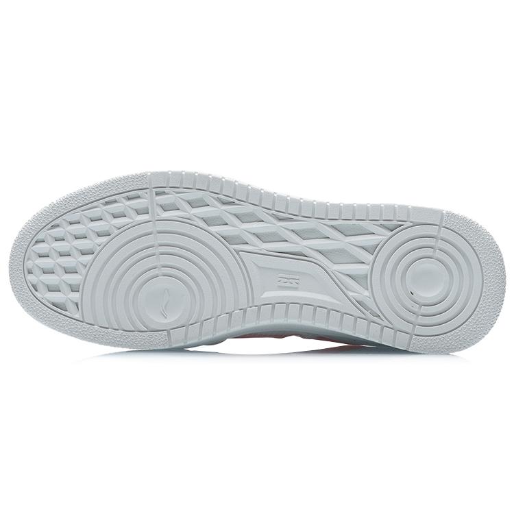 New LiNing NO.258 Anti Slip Wear Resistant Low Top Skateboard Shoes Unisex White Orange AGCR201-1