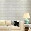 Brick pattern 70X100cm waterproof self-adhesive 3D wallpaper solid color living room wall sticker