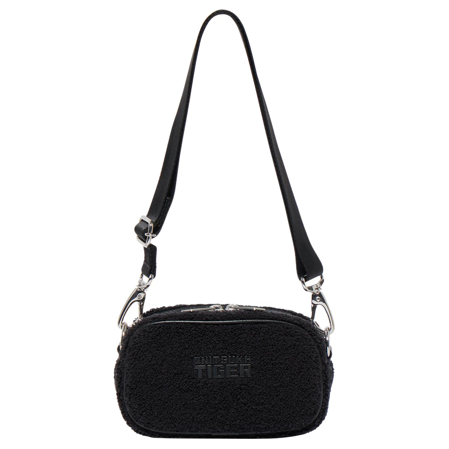 Onitsuka Tiger Wool Shoulder Bag Regular Unisex Black 3183B073-001