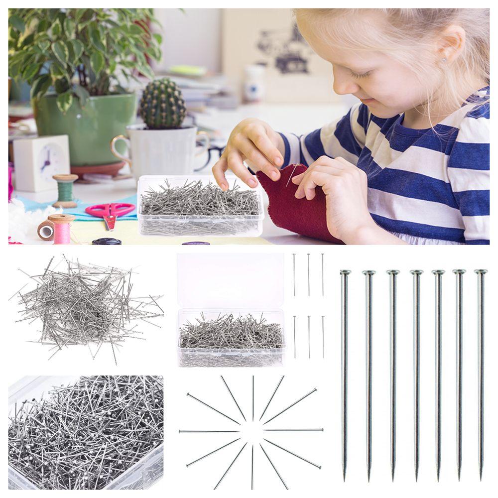 26mm Length Garment Fixing Needle Flat Head Dressmaker Pins Decoration Head Pins  Jewelry Making