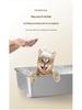 Stainless Steel XL Anti-splash Open Cat Litter Box & Pet Bath Tub