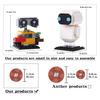 155PCS Creative Wall-E and Eve Minifigures Robot Building Blocks 40619 MOC Assemble Bricks Toys Birthday Gift For Children Kids