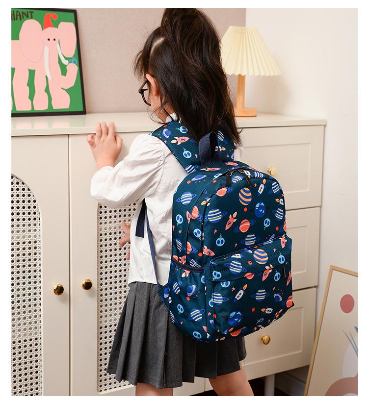 3D Printed Cartoon Kindergarten Backpack for Kids (Ages 3-8)