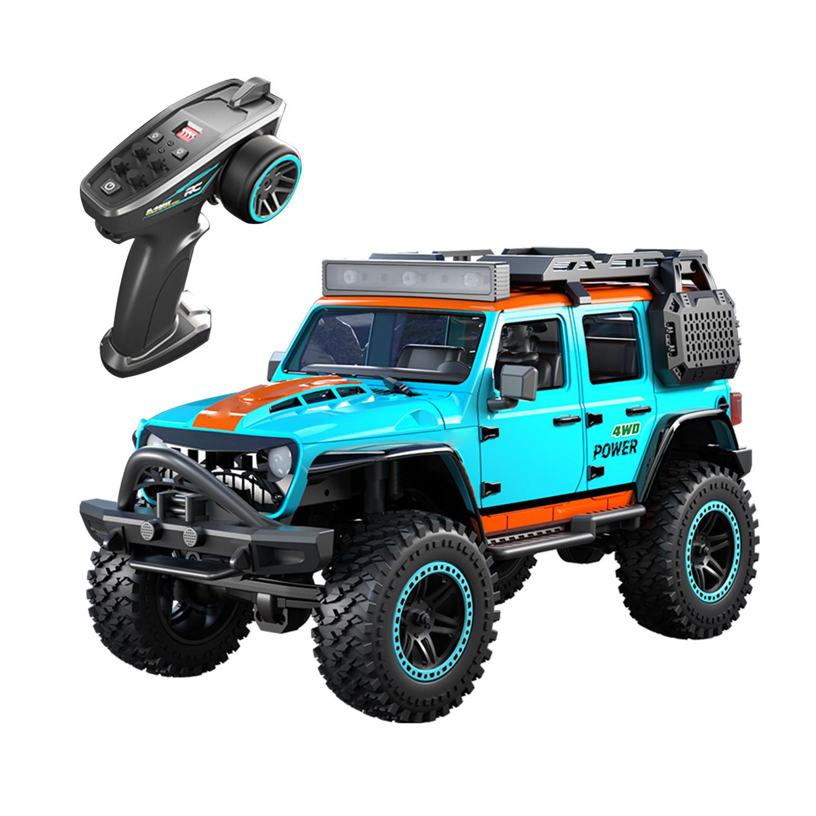 1:20 Scale RC Crawler, 4 High Speed Remote Control Car, 2.4GHz Vehicle with LED Lights