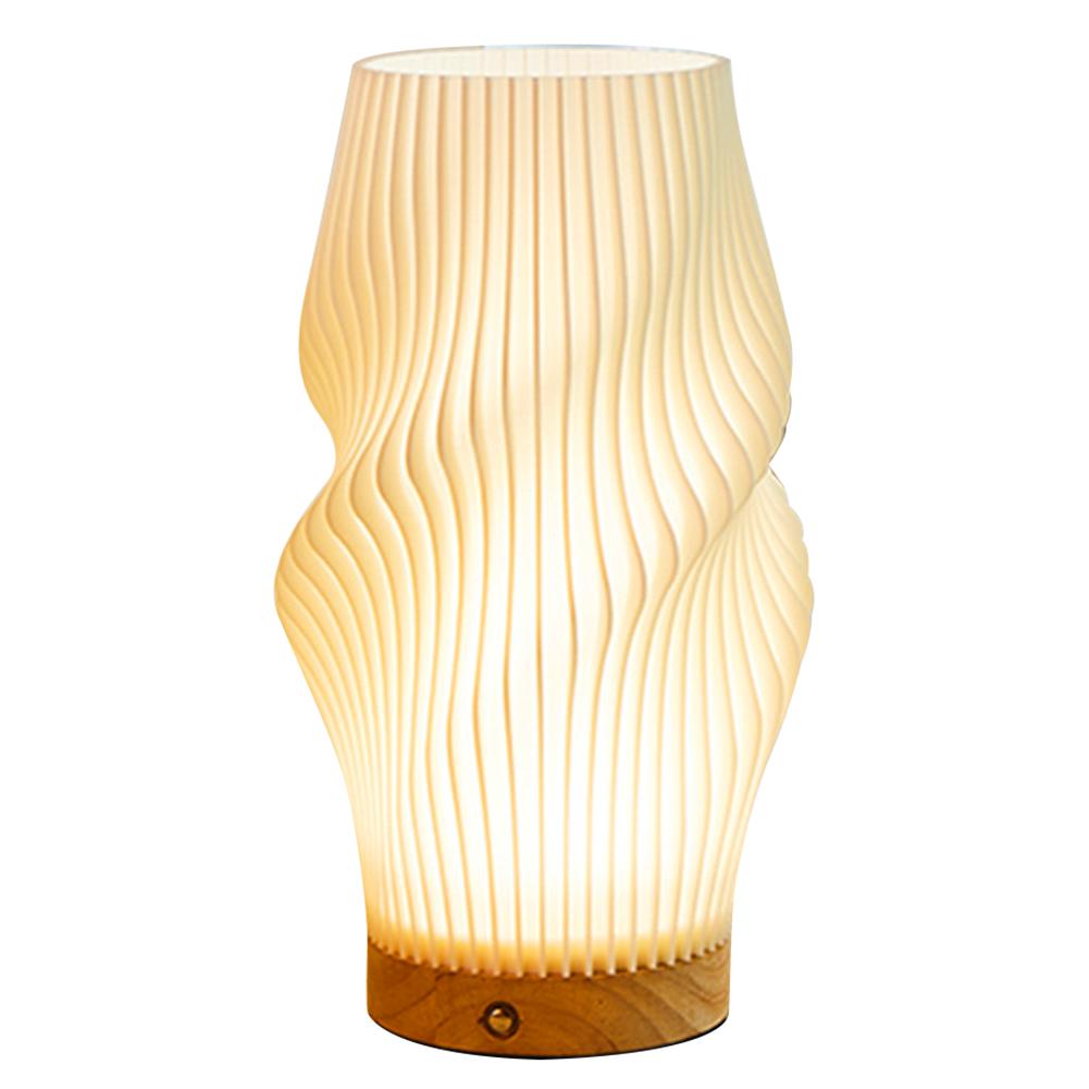 

Маленькая настольная лампа с кнопкой управления, настольная лампа для чтения, 12-позиционная деревянная настольная лампа с регулируемой яркостью, 5 Вт, светодиодная для детской комнаты, гостиной, офиса, общежития