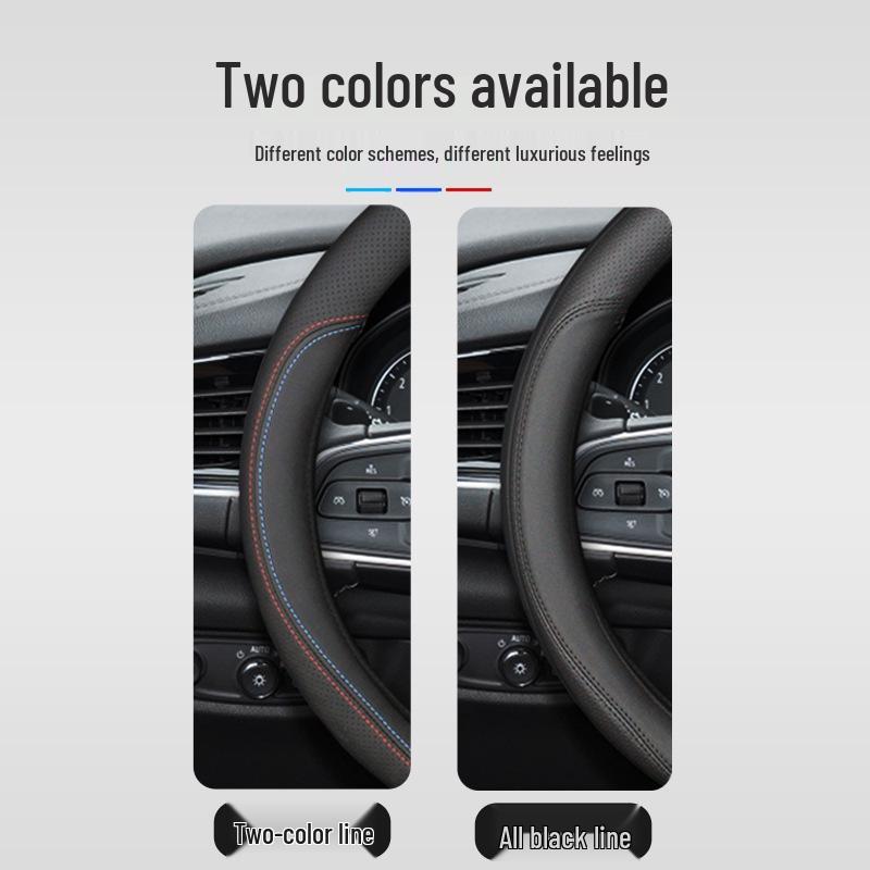 Leather Steering Wheel Cover for Wuling Rongguang Trucks (2012-2023 Models)