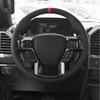 Car Steering Wheel Panel Sticker Cover Decoration Trim for Ford Raptor F150 F-150 F 150 2015-  Accessories