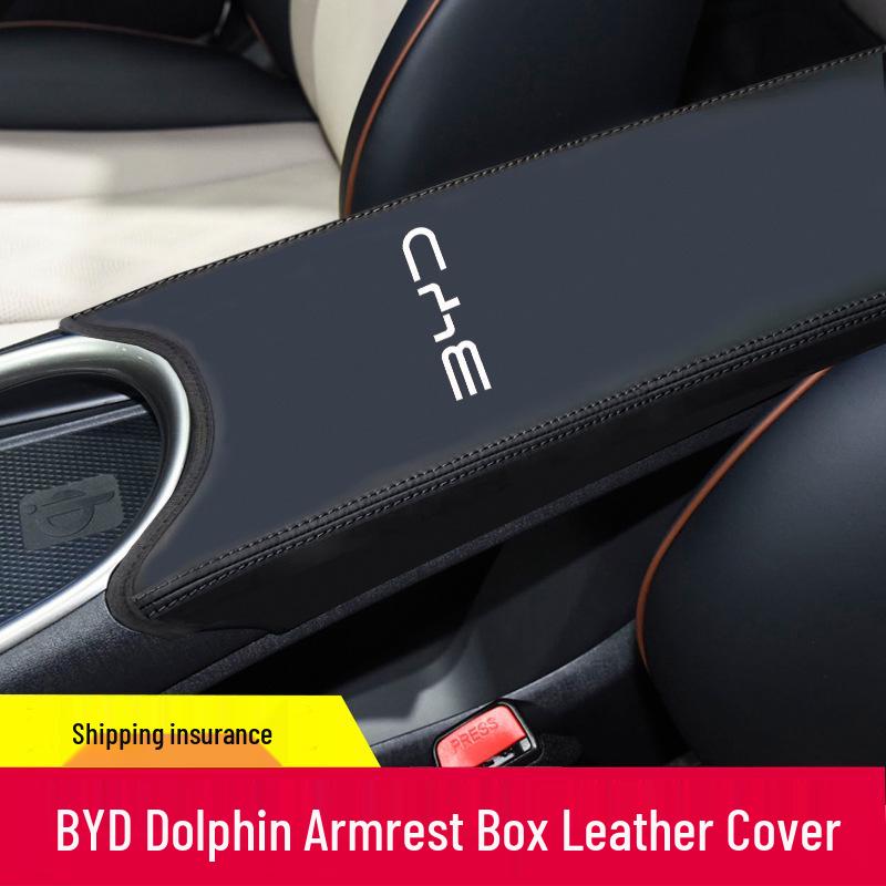 BYD Dolphin Console Armrest Leather Cover & Interior Protector