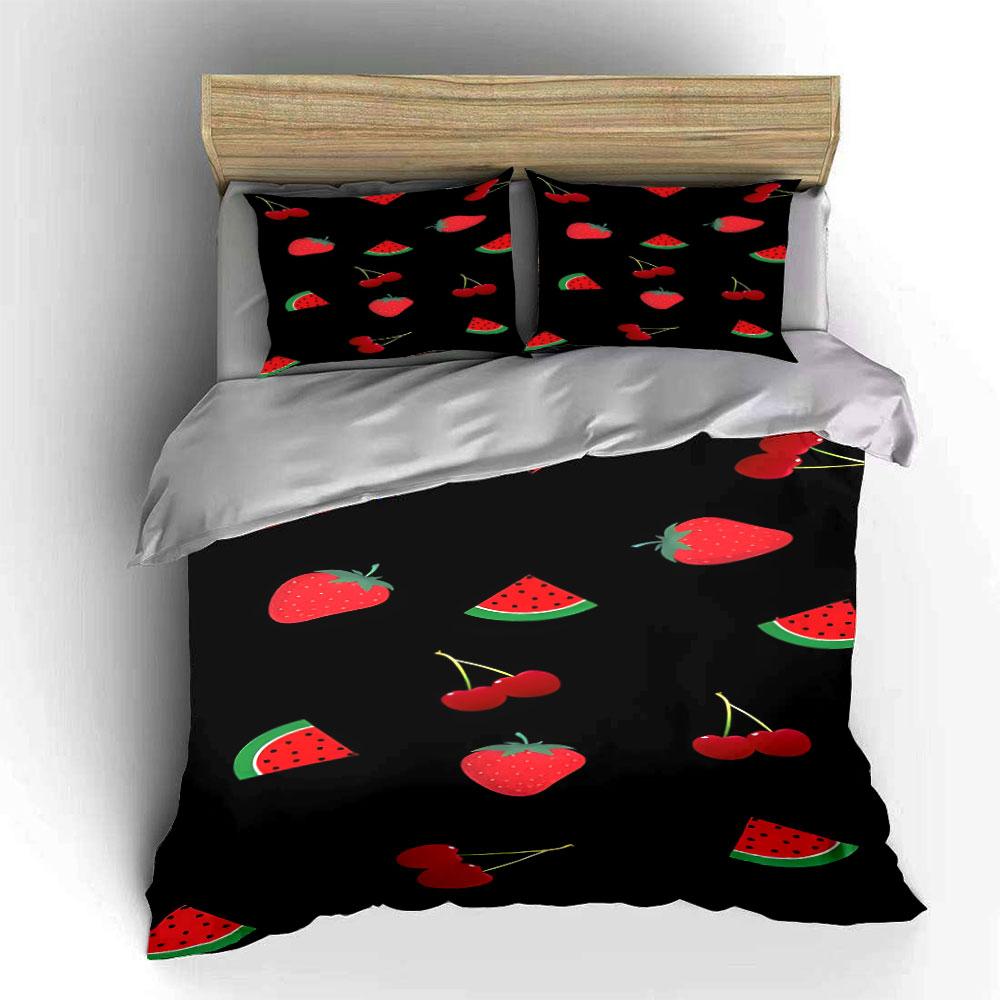 Juicy fruits paradise Bedding sets Duvet covers Pillowcases(1* Duvet Cover 2* Pillowcases without duvet insert)