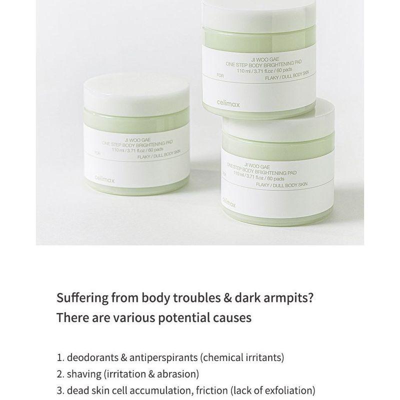 CELIMAX JIWOOGAE One Step Body Brightening Pad