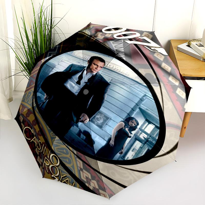 007: Spectre Danger Folding umbrella travel Suitable for all seasons light printing Umbrella