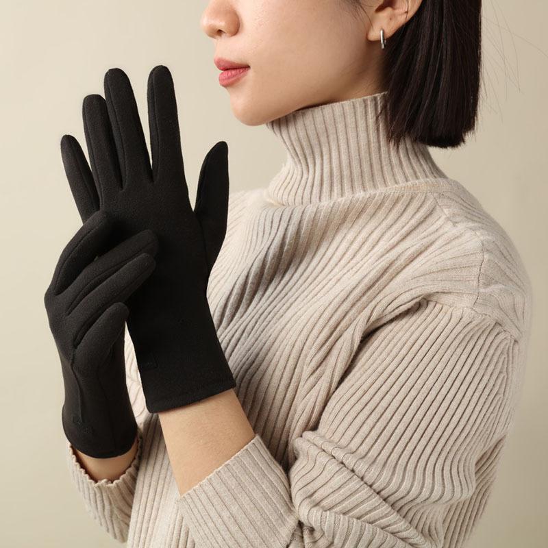 Womens Winter Warm Gloves with Sensitive Touch Screen Texting Fingers, Fleece Lined Windproof Gloves