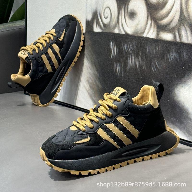 

Мужские туфли сингл 2024 новые спортивные туфли на платформе повседневные универсальные туфли Форрест Гамп модные туфли на мягкой подошве для папы мужские маленькие белые туфли 44