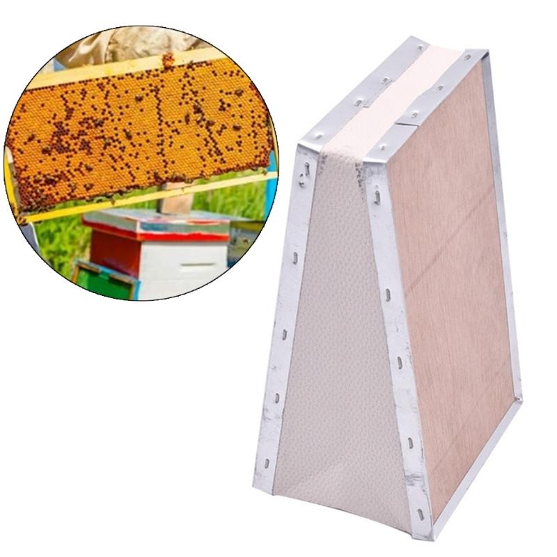 Bees Smoker Bellows PVC Leather Plywood Box Beekeeping Equipment Replacement with Clip for Beehives Beekeeping Supplies