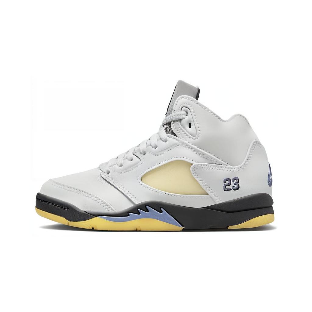 A Ma Maniére X Air Jordan 5 Retro PS Dawn Kids Sneakers Grey Photon-Dust Black FZ3356-004