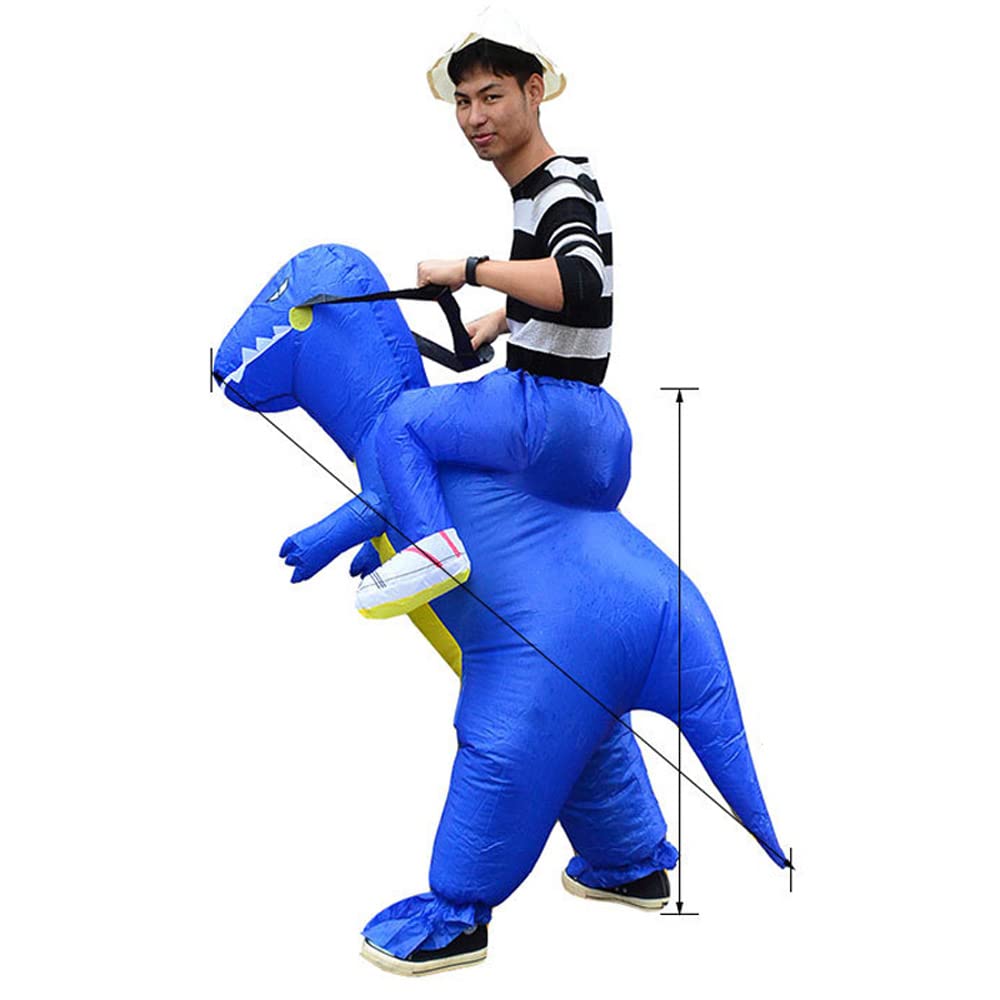 MUXIU Halloween Dinosaur Cosplay and Inflatable One Size Fits 4 Colors Available Costume, Green, Red, Orange, Blue, Costume, Fun, Pranks, Popular,