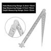 High Precision Tapered Ruler Metric Taper Gauge Stainless Steel Tapered Bore Gauge Vernier Caliper Engineer Depth Measurement Ruler