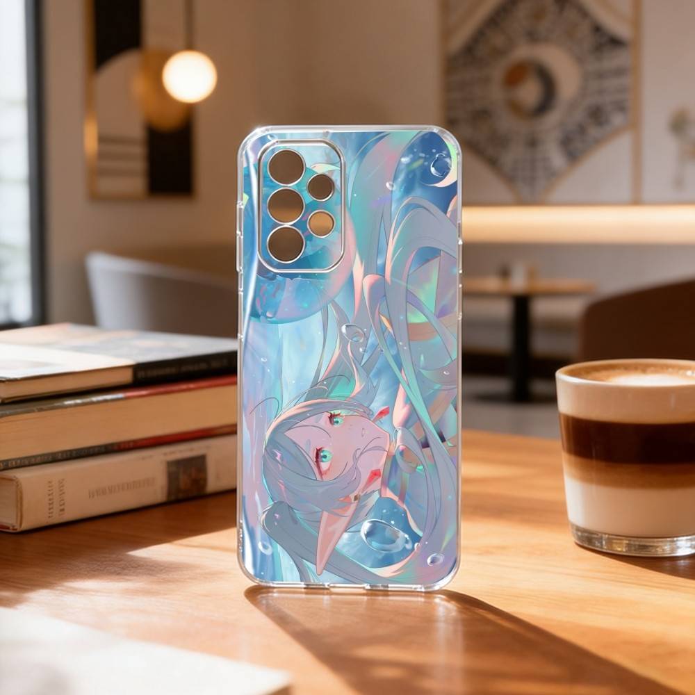 Sousou no Frieren Frieren Widok z tyłu Etui na telefon Przezroczysty Silikon Miękki Dla Samsung S25,S24,S21,S22,S23,S30,Ultra,S20,Plus,Fe