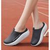 Summer Outdoor Anti Slip Women Casual Shoes Mesh Breathable Soft and Comfortable Flat Slippers Thick Bottom Size