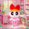 Girls The Powerpuff Plush Toy Anime Peripheral Cartoon Character Doll Keychain