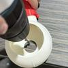 1 Rotary Nozzle Drill Bit Dust Box Reusable Drilling Dust Collector Drill Chip Collector and Guide