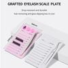 Grafted Eyelash Extension Holder Acrylic Pallet Magnetic Suction Scale Plate Tweezer Holder Eyelash Extension Storage Organizer