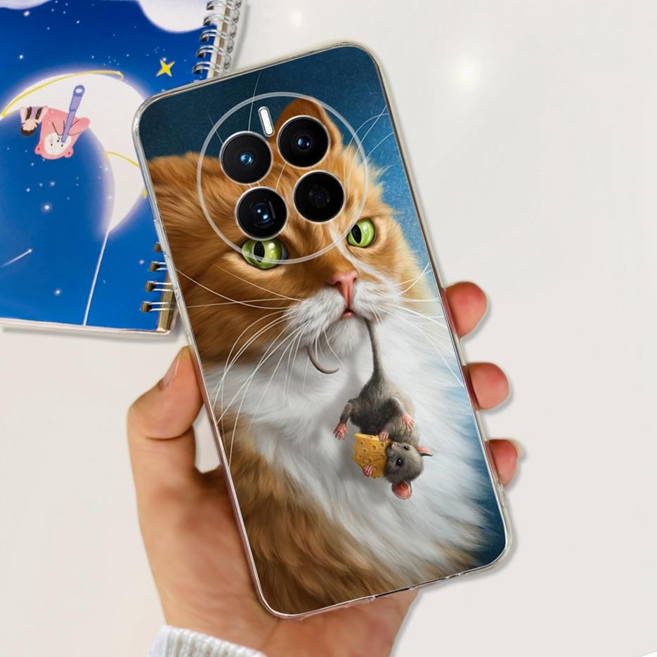 For Huawei Mate 50 Pro Case Stylish Butterfly Flowers Soft Slim Fundas Phone Case For Huawei Mate 50 Mate50 Pro Back Cover Coque