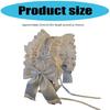 French Maid Headdress Bowknot Lace Headband Ruffle Lace Headpiece Lolitas Lace Bowknot Headwear Hair Accessories Gifts