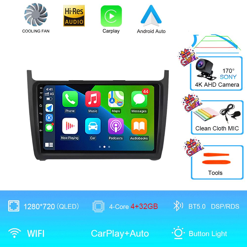 

Автомобильное радио 2Din Android 14 стерео для Volkswagen VW Polo Sedan 2008 -2015 GPS навигация мультимедиа зеркало L-ink BT WIFI QLED DSP CHINA