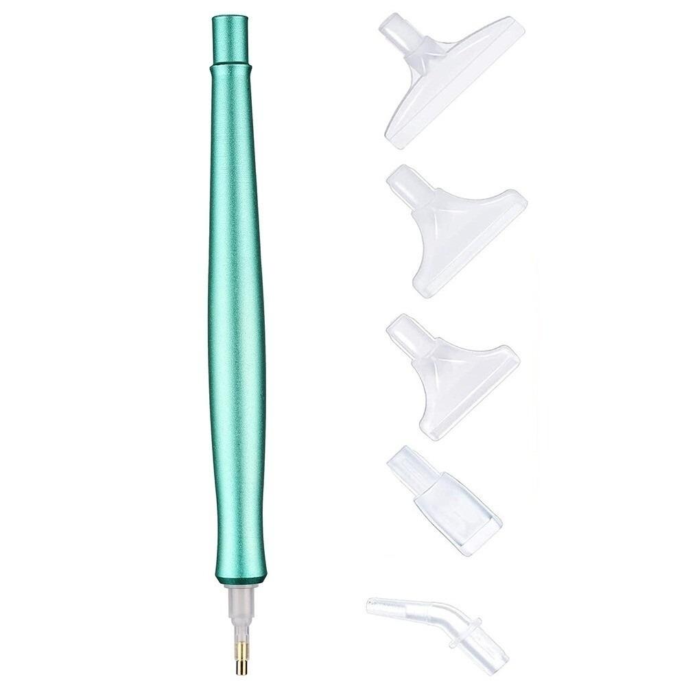 Handmade Alloy Crystal Point Drills Round Square Diamonds Electric Diamond Art Pen  DIY Projects