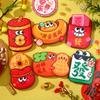 6Pcs Cartoon Chinese Snake Year Red Envelope Blessings Printing Hong Bao  Wedding Birthday