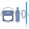 Protective Silicone Cover for Bose SoundLink Micro 2nd BT Speaker Portable Travel Case Adjustable Shoulder Strap Dustproof