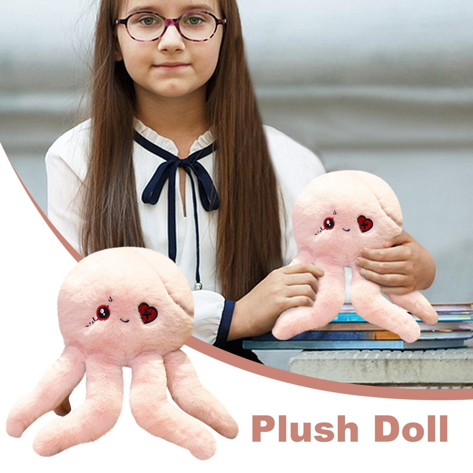 

Плюшевая кукла, игрушка в подарок, мультяшный стиль, детская тряпичная кукла, детская подарочная подушка One Size розовый