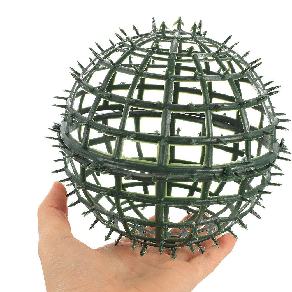 3 Stück Kunststoff-Formschnittball-Stützgestell Blumenarrangement-Rahmen Für Hochzeit Zuhause Garten Grünpflanzen-Kugel-Dekoration Kunstpflanze