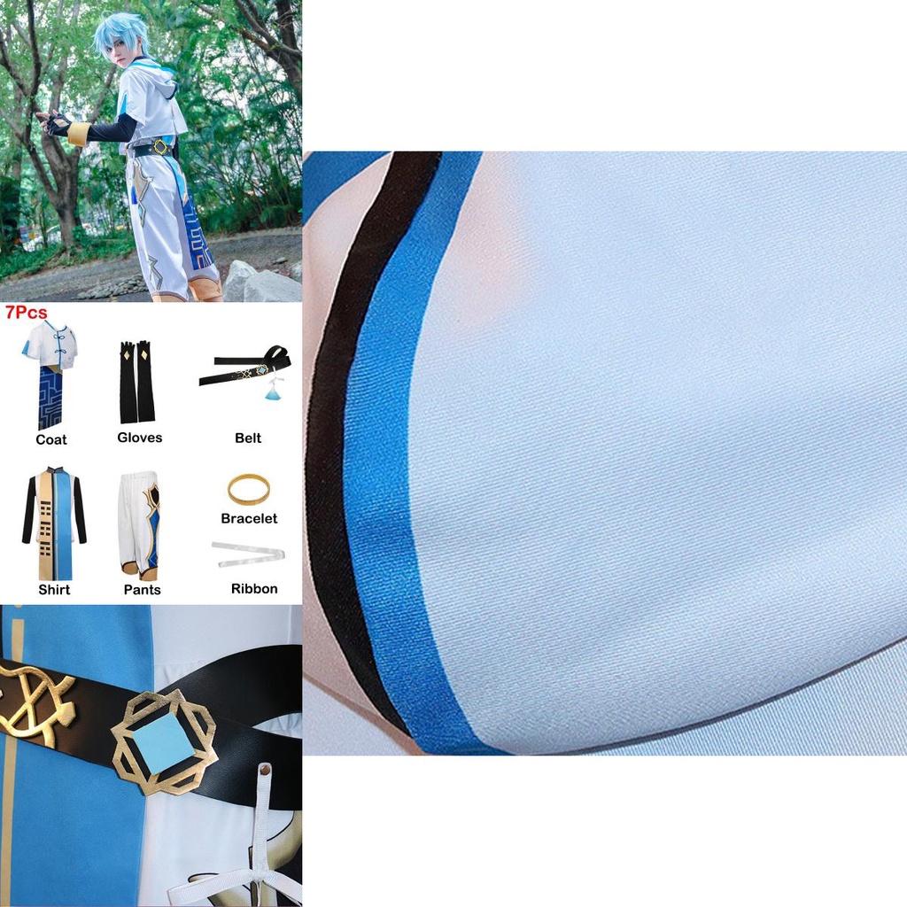 Genshin Impact Chongyun Cosplay Costume Set Perfect For Halloween Comic Con