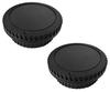 Body Cap and Rear Lens Cap Cover for Canon EOS EF Mount Mark II Rebel T1i of EF-S Cameras T7, T6, 90D, 80D, 77D, 70D, 60D, 5D, 1DX, 5D, 7D/6D III,